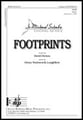 Footprints SATB choral sheet music cover